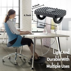 Under Desk Footrest, Foot Rest for Under Desk at Work, Ergonomic Foot Stool