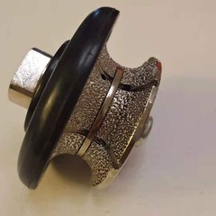 Wet Polisher stone concrete Tuck point Blade 2″ Full Bullnose router bit pad