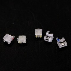 Dental Orthodontic Ceramic self-ligating Bracket roth 022 345 hooks 20pcs/kit US