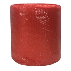UBMOVE Small Bubble Red Wrap – 12″ x 120′ perforated every 12″