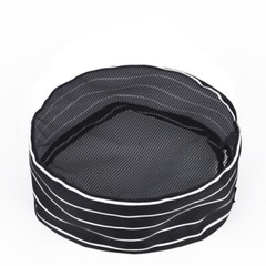 Kitchen Cooking Chef Hat Restaurant Service Flat Top Mesh Breathable Beanie Cap