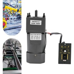 1:3(3K) 0-450 RPM 110 V AC Gear Motor +Speed Controller +Reducer