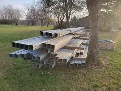 4.75 x 4.75″ x .25″ Square Tube Galvanized 33.5′ length