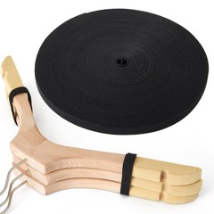 Double-Sided Hook and Loop Straps,1/2in x 100ft 1/2in x 100ft, black