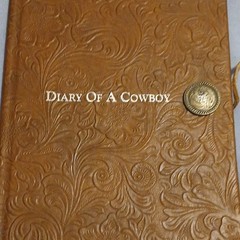 Roy Rogers Diary of a Cowboy Brown Embossed Cover Illustrated Journal