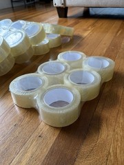 36 rolls – Packing Tape Clear, 110 Yards per Roll – 2″ Wide x 2.0 mil Thick