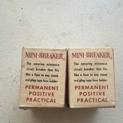 Mini-Breaker 2-Pack 15A 125V AC Screw-In Circuit Protector Resettable