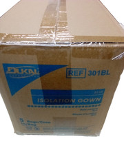 Dukal 301BL Disposable Isolation Gown Fluid Resistant Blue – 50PC / 1 CASE