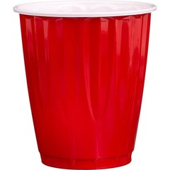 Kirkland Signature Chinet 18 oz Disposable Plastic Cups, Red, 240-count Kitchen