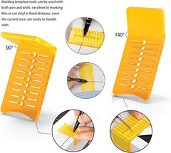 Pro Vinyl Wraps Applicator Tool Kit Window 8.7 x 6.02 x 1.69 inches, Yellow