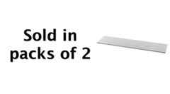 Tempered Glass Shelves 12″ Wide x 24″ Long x 3/16″ Set of 2 Beveled Edges