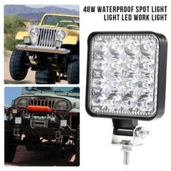 4pcs LED Work Light SPOT Lights For Truck Off Road Tractor 12V 24V Square 48W