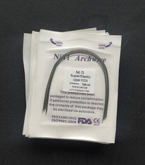50 Packs Dental Orthodontic Super Elastic NITI Arch Wires Round Natural Form