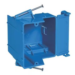1-Gang 30 cu. in. Electrical PVC New Work Electrical Box (RD30-6R)