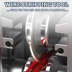 Manual Electric Wire Stripping Machine Cable Stripper Crank Scrap Copper Cutter