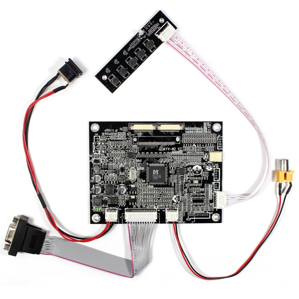 VGA AV LCD Controller Board KYV N2 V2 For 8″ AT080TN42 800×600 LCD Screen