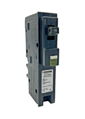 NEW Square D HOM115PCAFI Plug-On Neutral 15 Amp 1 Pole Circuit Breaker Lot Of 10