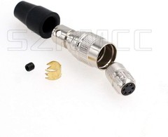 Durable 6 Pin Male-Female Connector with Magnetic Lock – Ideal for Medical Use