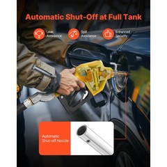 Uimoso 3/4in NPT Automatic Fuel Nozzle with 0.78in Spout, Auto Shut-Off Feature