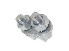 Cable Clamp Clips for Wire Rope U-Bolt Malleable Clip Multiple Sizes