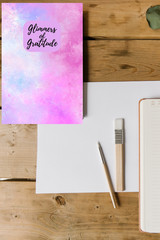 Pink Purple Clouds Gratitude Journal | Daily Thankfulness Journal