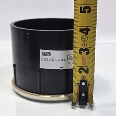 Zurn CO2450 4″ ABS Adjustable Floor Cleanout C02450-AB4 Black Drain Plug New!