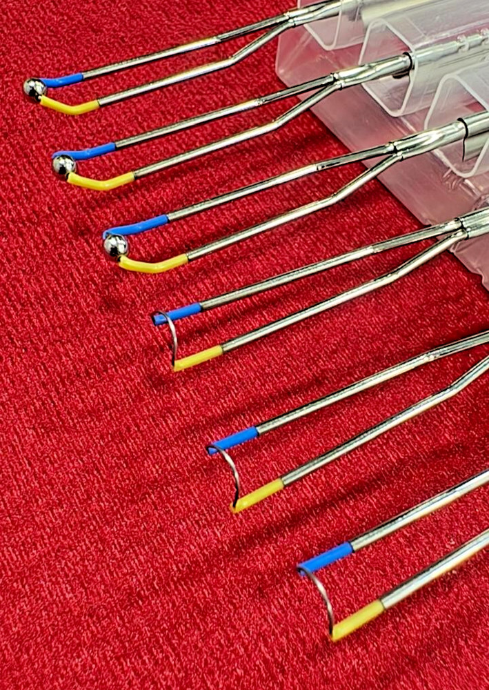 6pc-Turp Bipolar Cutting Loop & Ball Electrode 4mm Reusable Instruments