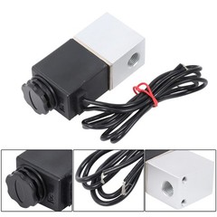 2X 1/4″ Fast Response Electric Air Water Solenoid Valve 12V DC Normally Closed