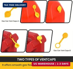 Gas Can Spout Replacement Kit (Two Pack), Universal Nozzle for 1, 2, 5 Gallon Ga
