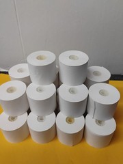22 rolls of thermal paper used for point of sale POS printers and cash registers