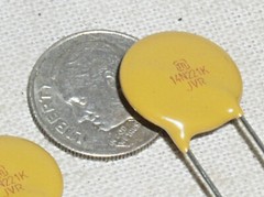 5 NEW JVR 14N221K 140 AC RMS VAC MOV 180 DC TVS ZINC OXIDE SURGE VARISTOR USA