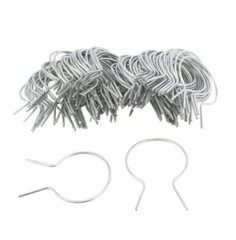 EZ Twist 3″ (2 7/8″ OD) x 9 Gauge Preformed Galvanized Steel Fence Ties – 100…