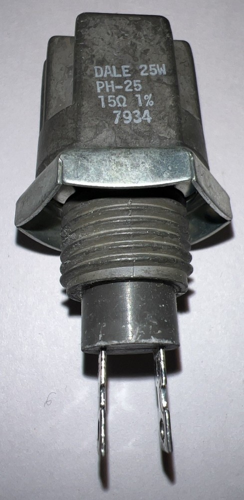 DALE PH-25 RESISTOR 15 OHM 25W 1% WIREWOUND FIXED CONDITION NEW