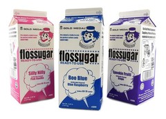 Cotton Candy Sugar Pack-Blue Raspberry, Pink Vanilla, Grape