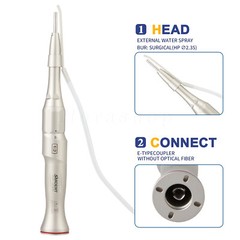 Dental 1:2 Increasing Surgical Osteotomy Handpiece Straight E-type HP Φ2.35mm