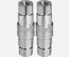 2 Sets Hydraulic Quick Connect Couplers 1/2″ SAE Flat Face For Skid Steer Bobcat