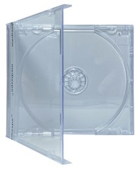 50 Black & Clear STANDARD CD Album Jewel Case 10.4mm Spine Size