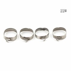 4 Pcs Orthodontic1st Molar Band&Buccal Tube U3/L2 Convertible Roth.022 29#-43+#