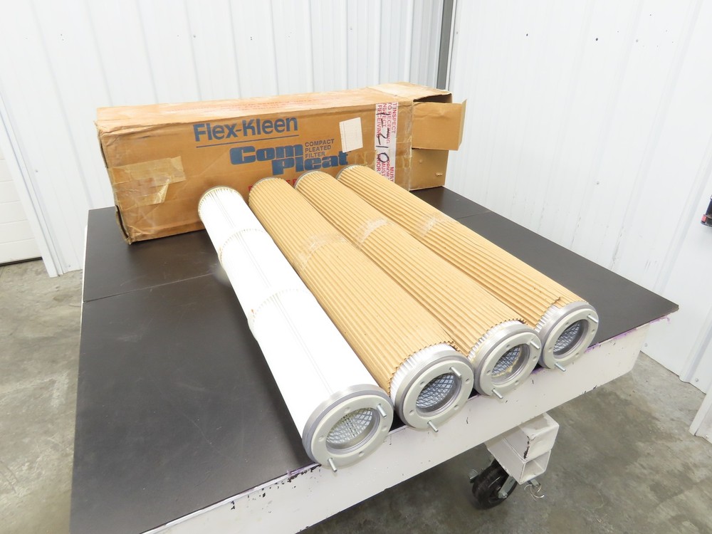 Flex-Kleen B60430 Compact Pleated Filter 36″ Replacement Cartridge Lot of 4