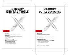 2 Pack Dental Tools for Teeth Cleaning, Metal Dental Pick Hygiene Kit for Home U