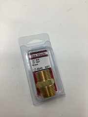 QTY 4 LASCO 17-8649 1/2-Inch Male Pipe Thread Brass Hex Nipple