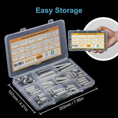 99PCS Extension Spring Assortment Kit, 12 Sizes Small Tension Springs