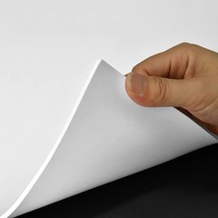 PTFE White Flexible Sheet 1mm 1.5mm 2mm 3mm 4mm 5mm 6mm Thick 250mm / 500mm Size
