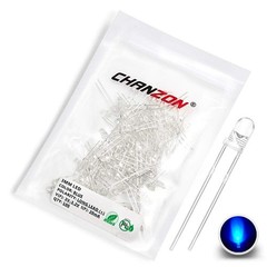 100 pcs 3mm Blue LED Diodes – Ultra Bright Indicator Lights for DIY Projects