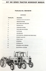 Massey Ferguson 390T 398 399 Tractor Service Manual Repair Technical Workshop Mf