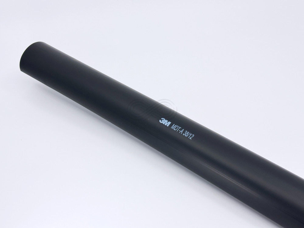 MDT-A 38/12 3M Black Heat Shrink Tubing 3:1 w Adhesive 38mm-12mm