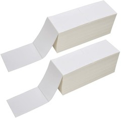 4″x6″ Fanfold Direct Thermal Shipping Labels for Zebra and Rollo 4000-40000 PCS