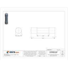 Glass Fuse, 2A, 100A at 250V AC, 10kA at 125V AC, 5 PK GMA-2-R GMA-2-R
