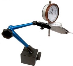 Magnetic Base 0.0005″ Test Indicator And 0.001″ Dial Indicator Fine Adjustment