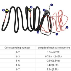 H11 H8 880 881 Relay Wiring Harness Fog Light HID Conversion Kit DRL